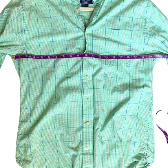 Vineyard Vines Murray Plaid Print Shirt | Green | Men’s Small - Picture 6 of 7